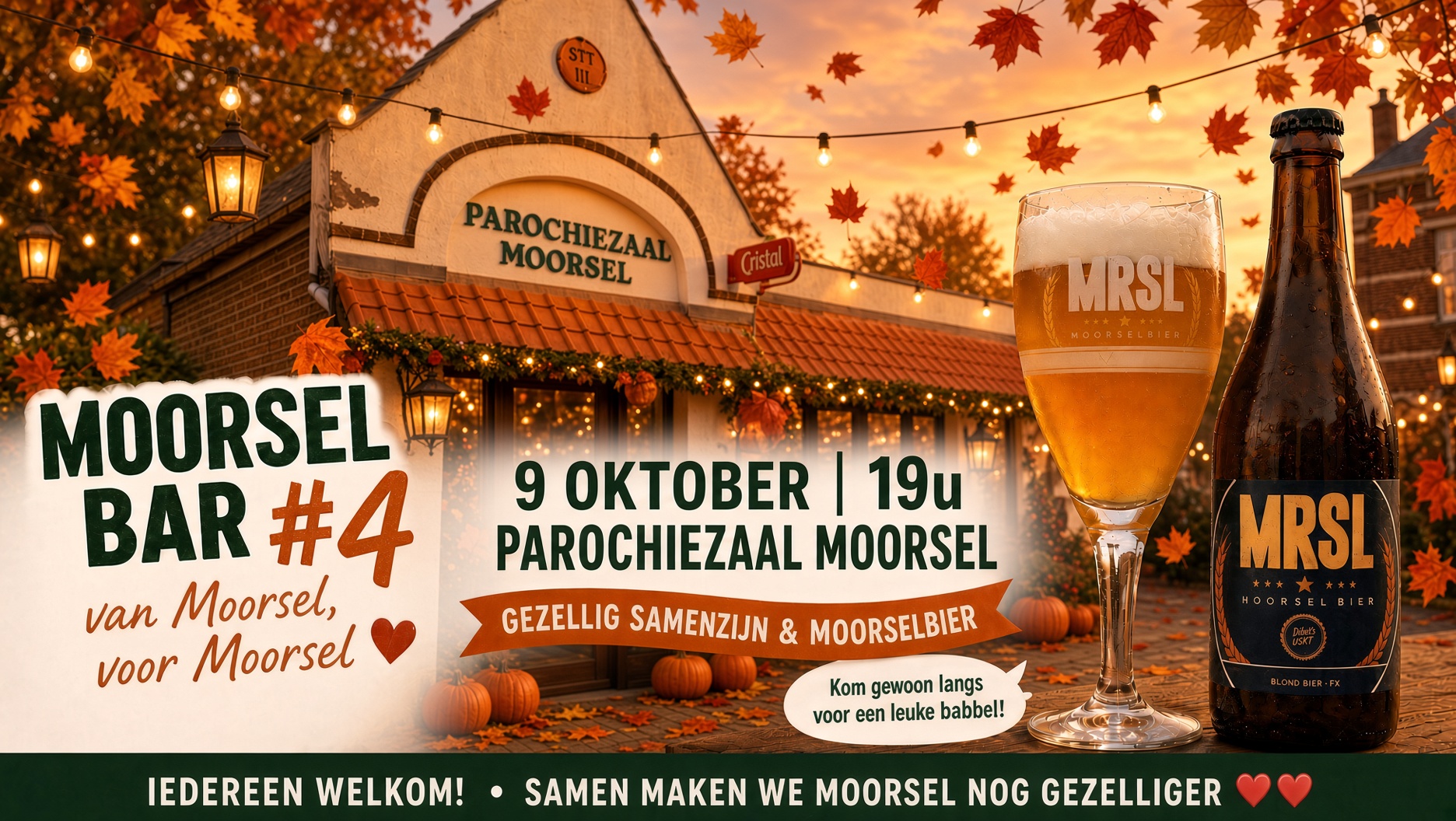 MoorselBar #4 - 9 okt 2026